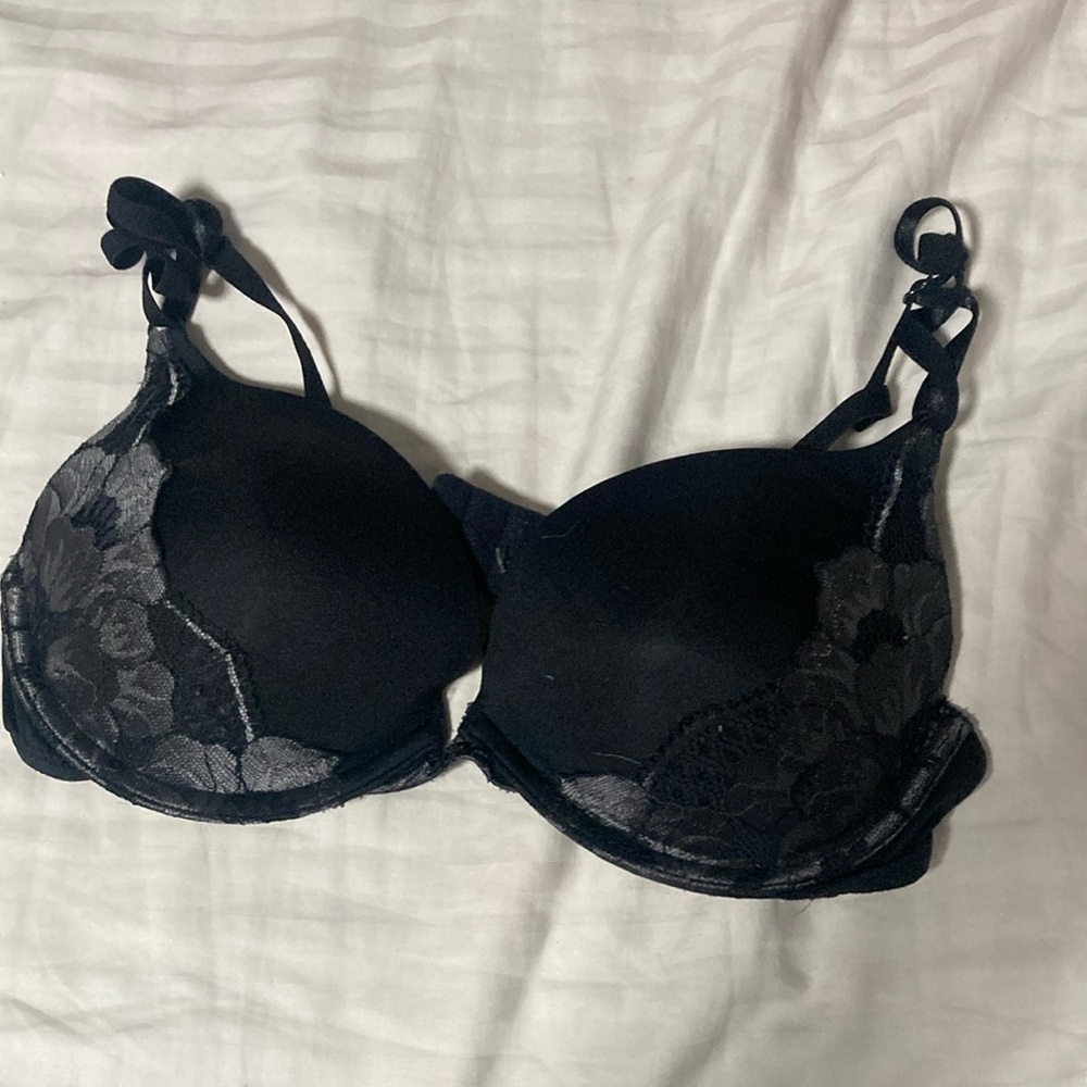 Black Lace Bra